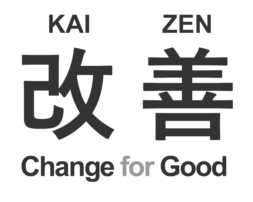Kaizen Kiwi is a Japanese Business concept. It means 'Change for Good' and is synonym with Continuous Improvement.